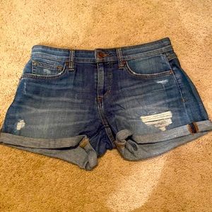Joes Jean Shorts Distressed